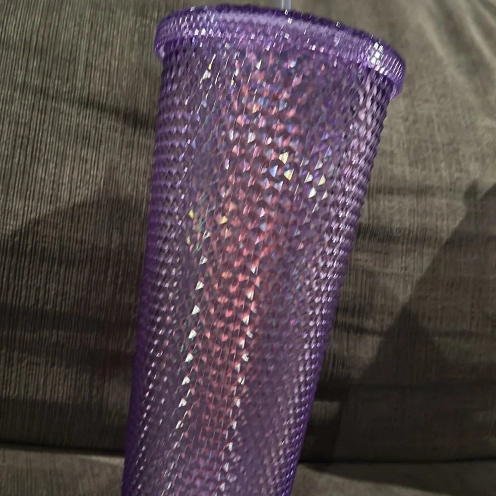 Purple Shiney Tumbler Cold drinks NWT